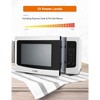 Commercial Chef 1.6 Cu. Ft. Countertop Microwave Oven, Touch Controls with Digital Display, 1100W, 13.6 Turntable, Push Button Door - 3 of 4