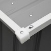 Bencmate Storage Sheds Hinge Outside Storage Room With All-Weather Design Metal Tool Shed For Backyard, Patio, Lawn, Gray, 141.75"*117.72"*79.92" - 2 of 4