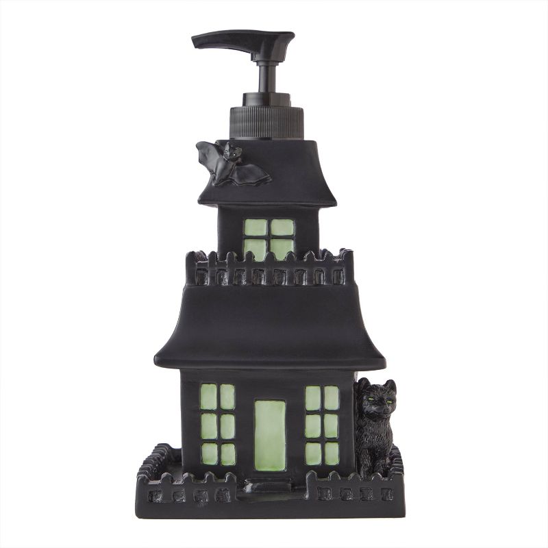 Haunted House Lotion/Soap Dispenser Black - SKL Home, 3 of 10