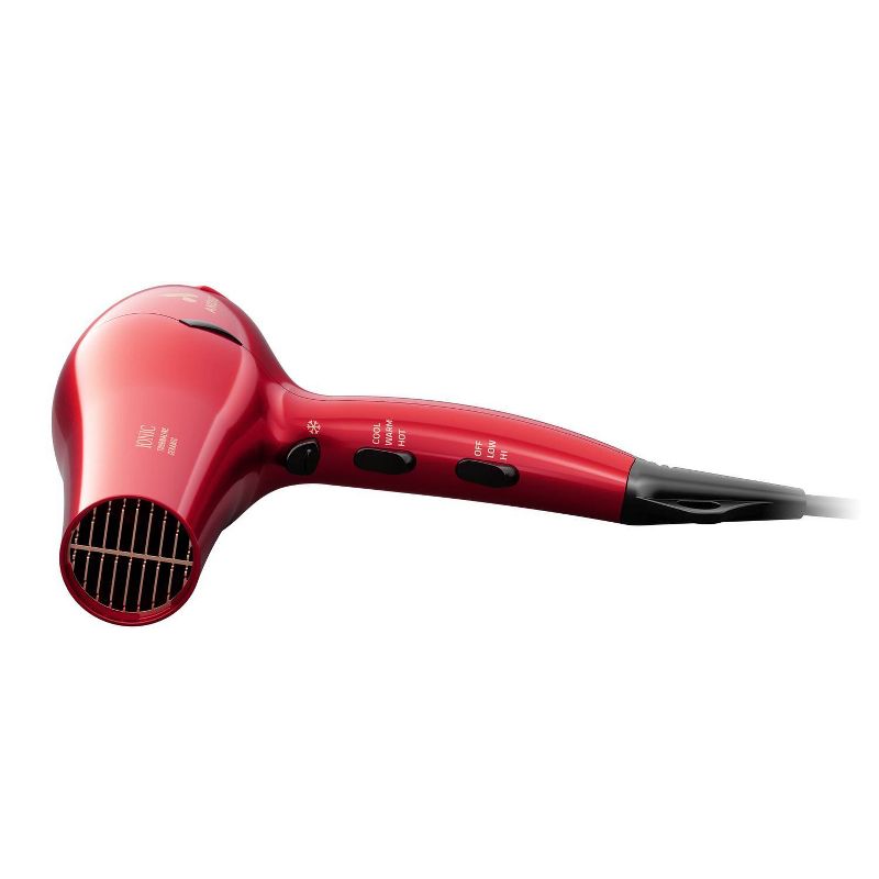 Andis Pro Dry Tourmaline Ionic Ceramic 1875W Hair Dryer - Red, 6 of 8