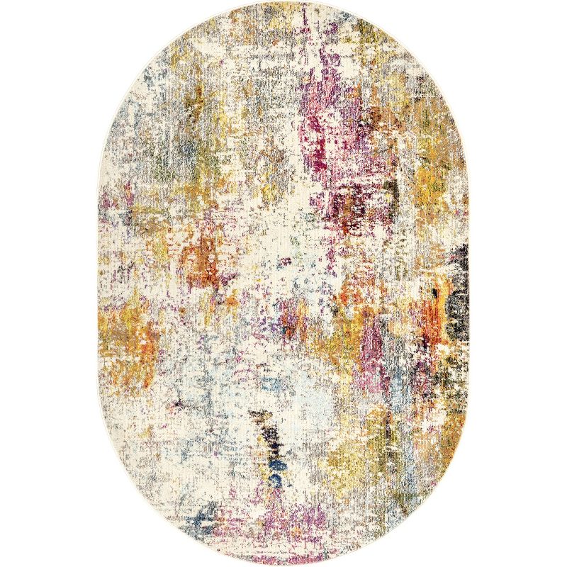 nuLOOM Cézanne Colorful Abstract Area Rug, 1 of 12