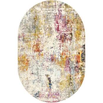 nuLOOM Cézanne Colorful Abstract Area Rug