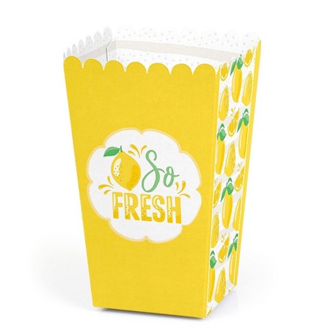 Big Dot Of Happiness So Fresh - Lemon - Citrus Lemonade Party Favor Boxes -  Set Of 12 : Target