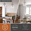 VAXCEL Madrona 1 Light Contemporary Pendant Light Clear Glass - 3 of 4