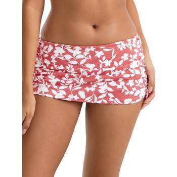 Birdsong Women's Vintage Rose Skirted Bikini Bottom - S20156-VIROS