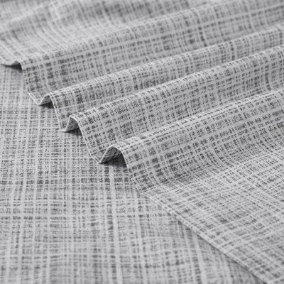 Gray Geometric Cotton Percale Queen Sheet Set