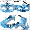 Unique Bargains Electroplated Half-face Party Mask 1 Pc - 3 of 4