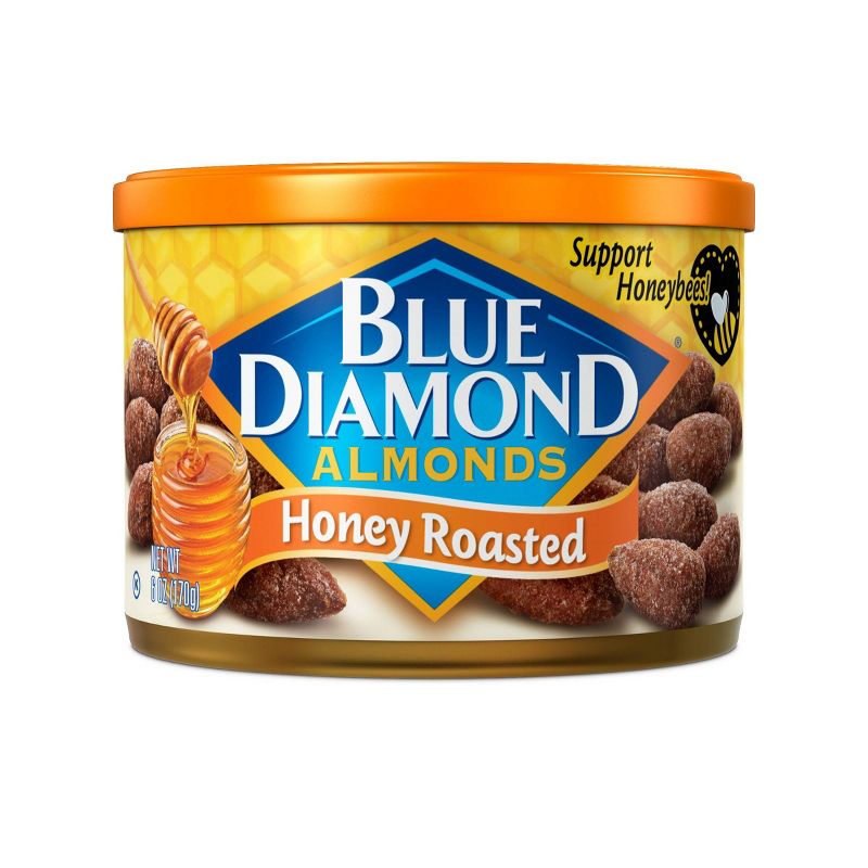 Blue Diamond Almonds Honey Roasted - 6oz, 1 of 10