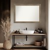 Amanti Art Driftwood Tan Non-Beveled Wood Framed Bathroom Vanity Wall Mirror - 4 of 4