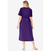 Woman Within Plus Size Button-Front Essential Dress - 3 of 4