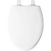 Mayfair by Bemis NextStep2 Never Loosens Elongated  Wood Children's Potty Training Toilet Seat with Easy Clean and Slow Close Hinge - White - image 3 of 4