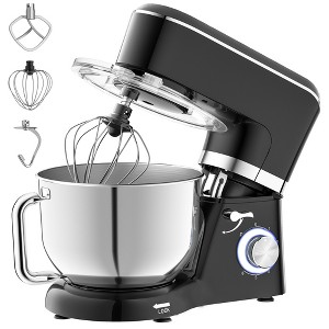 SUGIFT Stand Mixer, 6.5-QT 660W 6-Speed Tilt-Head Food Mixer, Kitchen Electric Mixer with Dough Hook, Wire Whip & Beater - 1 of 4