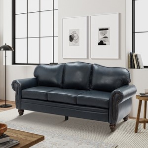 Gracia 81" Transitional Wide Sofa with Removable Cushions and Nailhead Trim for Living Room and Bedroom   | ARTFUL LIVING DESIGN - 1 of 4