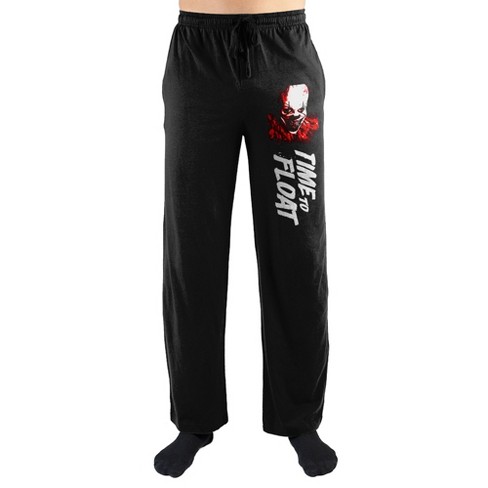 Kirby Floating Character Men's Black Sleep Pajama Pants-XL 