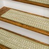 Colonial Mills Monterey Wool Tweed Stair Treads - Green 8"x28", 13 Pcs - 4 of 4
