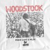 Men's Woodstock Guitar Playing To The Crowd T-Shirt - 2 of 4