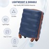 20" Carry On Luggage, Hardshell Expandable Suitcase with TSA Lock, Quiet Spinner Wheels, Top and Side Handles for Travel - 4 of 4