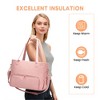 Insulated Lunch Bag for Women with 15.6" Laptop Compartment,Thermal Lunch Box & Work Tote with Multiple Pockets,Leak-Proof Lunch Bag - 4 of 4