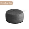 CAVINAS Velvet Bean Bag Chair,Giant Lazy Floor Sofa Chair with High Rebound Memory Foam,Cozy Lounge Chair for Living Room - 3 of 4