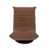 BIRDROCK HOME Swivel Floor Chair - Brown - 4 of 4