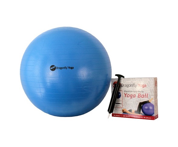 DragonFly Yoga Ball - Blue (75 cm)