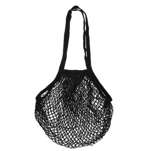 Unique Bargains Cotton Mesh Long Handle Net String Grocery Bags 15 x 12.2 Inches - 1 of 4