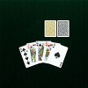 Slickblue 100% Plastic Jumbo Index Playing Cards – 2 Deck Poker Set with Storage Case - 2 of 3