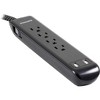 Philips 4-Outlet Surge Protector with USB Ports and 4' Braided Cord - Black - image 2 of 4