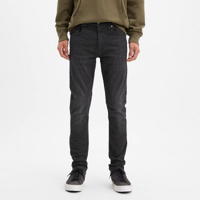 ATTACHMENT Black Tapered Jeans