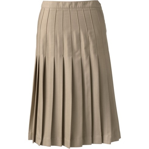 Lands' End School Uniform Women's Pleated Skirt Below The Knee - 6