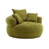 Bean Bag Chair Modern with Removable Cover and Throw Pillows for Living Room Lounge 50in-3irtyhousy - 3 of 4