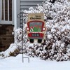 Christmas Delivery Burlap Garden Flag Pickup Truck 18" x 12.5" Briarwood Lane - 4 of 4