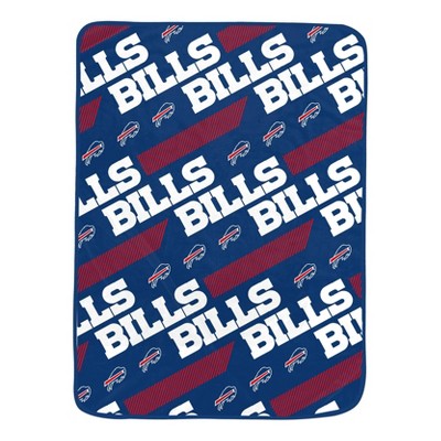 NFL Buffalo Bills Slanted Half Wordmark Ultra Soft Blanket