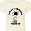 Women's - Peanuts - Sally Sorry For Being Perfect Fitted Graphic T-Shirt - 2 of 4