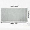 Unique Bargains Soft Absorbent Cotton Bath Towel for Bathroom kitchen Shower Towel 1 Pcs - 4 of 4