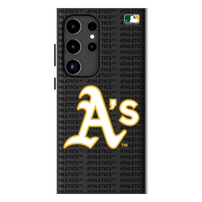 Keyscaper MLB American League Teams Text Backdrop MagSafe Compatible Cell Phone Case for Samsung Galaxy