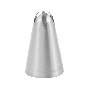 Unique Bargains Piping Tip 304 Stainless Steel Silver Tone 0.51"x0.98"x1.46" 1 Pcs - 1 of 3
