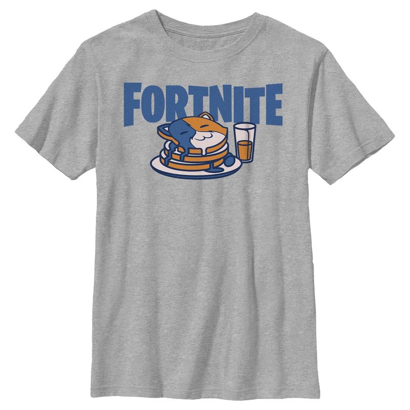Boy's Fortnite Meowscles Pancakes T-Shirt, 1 of 6