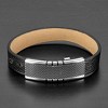 West Coast Jewelry Men's Buckle Clasp Adjustable Leather Bracelet - 2 of 3