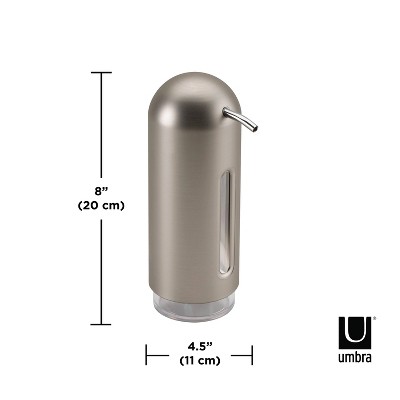 Nickel Gray Contemporary Penguin Soap Dispenser
