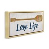 Stupell Industries Lake Life Boat Oar Floating Frame Canvas Art - 2 of 4
