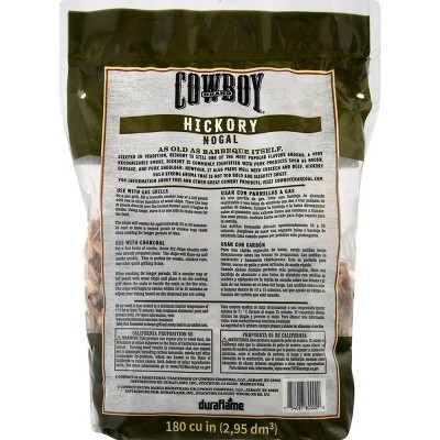 Cowboy 180 cu in Natural Hickory Smoking Wood Chips