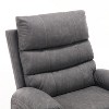 KTMBDW PU Leather Electric Power Lift Chair, Recliner Massage Chair, 8 point Vibration Massage and Lumber Heat, Cupholders - 3 of 4