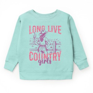 Long Live Country Girls Glitter - Youth Graphic Sweatshirt - 1 of 4