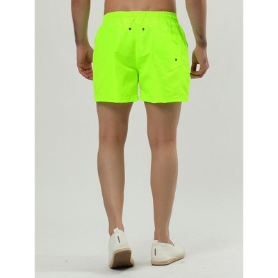 Lars Amadeus Men's Summer Cool Drawstring Waist Solid Swimsuit Board Shorts 2 Packs Light Green/Royal Blue 30 — фото 4