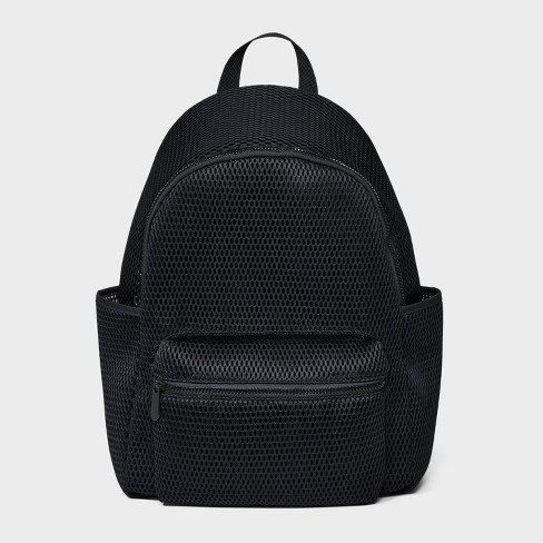 Netted bookbag best sale