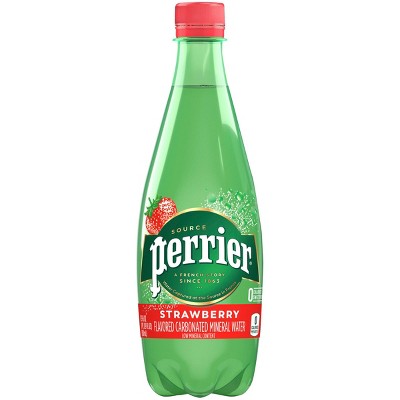 Perrier Strawberry Sparkling Water - 16.9 fl oz Bottle