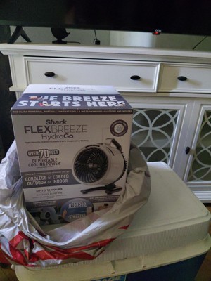 Shark FlexBreeze HydroGo Portable Fan with Indoor and Outdoor Mist