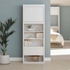 Signature Sleep Paramount Single Bedside Bookcase with Pullout Nightstand and Storage - 2 of 4