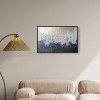 Art Remedy Silvered Layers Blue Abstract Art  Framed - 2 of 4